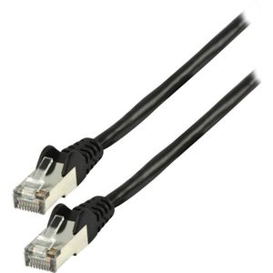 FTP CAT 6 netwerk kabel 0,25 m zwart