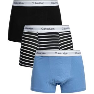 Calvin Klein 3-Pack Heren Boxershorts - Ondergoed - Onderbroeken - Blauw - Zwart - Wit - Maat M