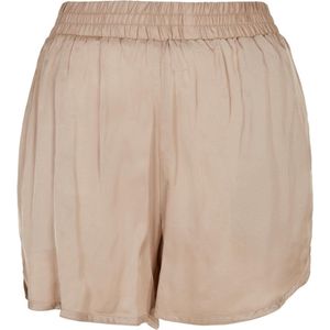 Urban Classics - Viscose Satin Resort - Korte Broek - Creme - 100% Viscose