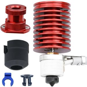 Upgrade keramische verwarmingskern Hotend 3D Printer Onderdelen Bimetaal Heatbreak en gehard stalen mondstuk 0.4