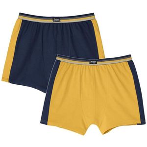 ATLAS FOR MEN - Set van 2 stretch boxershorts Sport Chic - Heren - Verkrijgbaar in grote maten - M