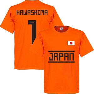 Japan Kawashima Keeper Team T-Shirt - Oranje - XXXL