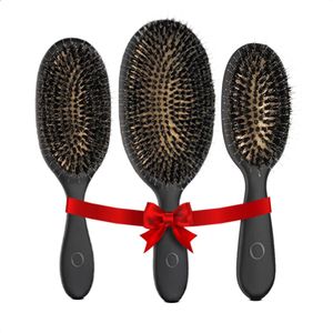 MOHI - Premium Black Gold Brush Set - Haarborstels - Zwart-Goud - Inclusief Reinigingsborstel
