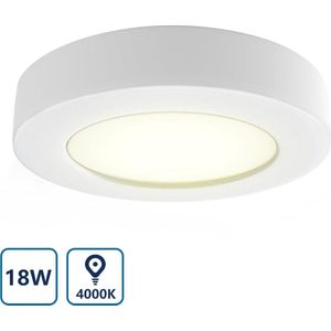 Aigostar LED Plafondlamp - Ceiling lamp - 18W - 4000K - Ø 227 mm