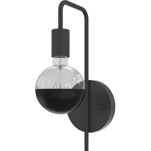 Calex Wandlamp - Industrieel - E27 - Zwart