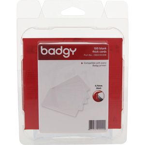 Badgy 100 blanco dikke kaarten van 076 mm voor Badgy 100 of Badgy 200