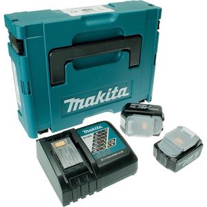 Makita Power Source Kit 18V met 2x BL1830B Akku 3,0Ah + DC18RC Oplader ( 196693-0 ) + Makpac