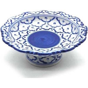 Presenteerschaal – Serveerschaal – Schaal op voet – Snackschaal – Etagère – Thais servies  21 cm