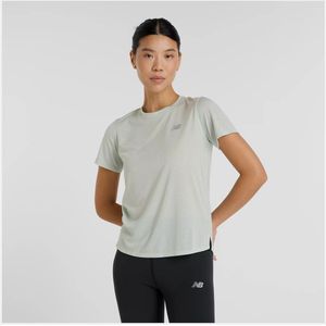 New Balance Athletic T-Shirt Maat S Geel