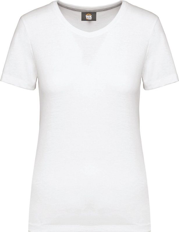 Dames-T-shirt - Designed To Work - Antibobbels - Wasbaar tot 60°C - Gekamd Katoen en Polyester
