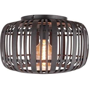 Freelight - Plafondlamp Treccia Rotan Ø 40 cm zwart