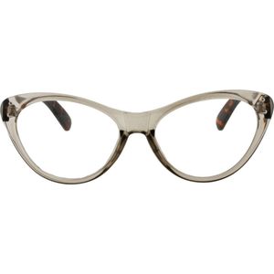 Noci Eyewear leesbril Grace VCB602 +2.00 Grijs transparant montuur - Tortoise poten