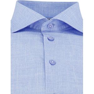 Ledub overhemd mouwlengte 7 lichtblauw