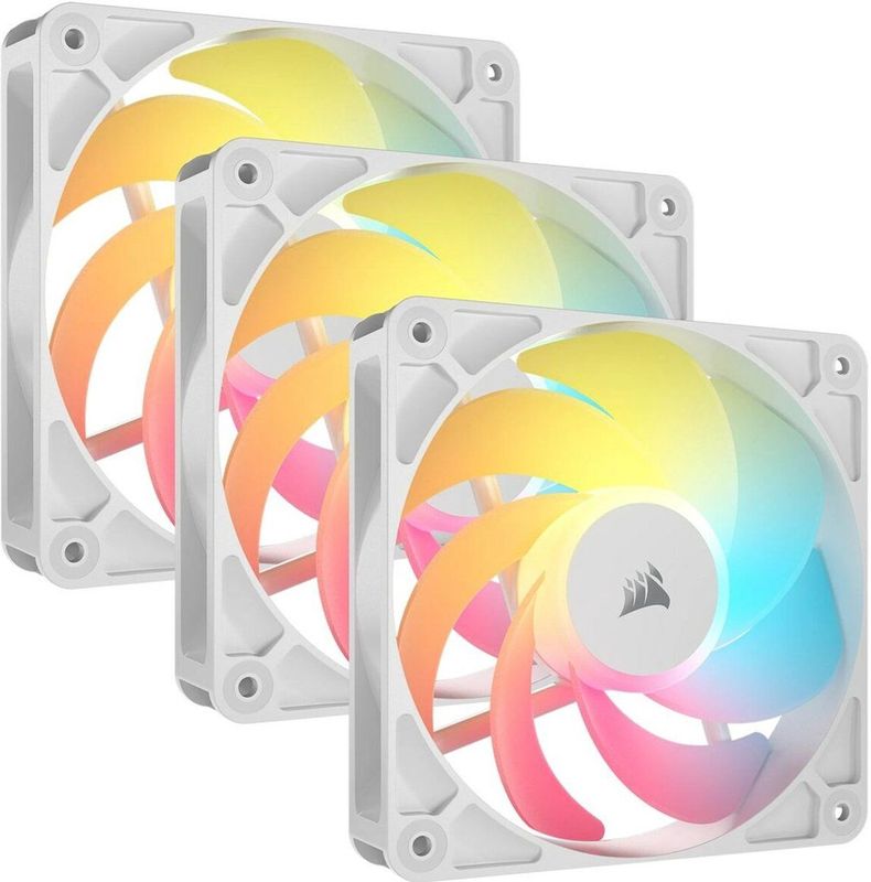 Corsair - R5 120-R ARGB - PC Ventilator - Wit - 120 mm - 3-pack