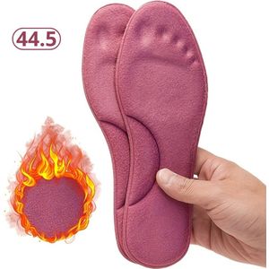 Nivard Verwarmde Inlegzolen - Verwarmde Zolen - Sokken - Schoenverwarming - Verwarmde Zooltjes - Inlegzolen Verwarmd - Rood - Maat 44.5 - (Niet elektrisch)