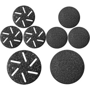 8 navulrollen voor de Geschikt voorHoxida elektrische korstverwijderaar pedicure-apparaat, vervangende slijpkoprollen voor de Geschikt voorPedi elektrische voetvijl, navulling 8 vervangende koppen (4 gewone en 4 extra grove)