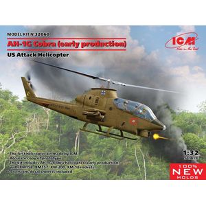 1:32 ICM 32060 AH-1G Cobra (early production), US Attack Helicopter Plastic Modelbouwpakket