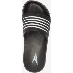 Dutchy dames badslippers zwart wit - Maat 36