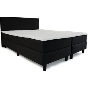Boxspring Home - Compleet - Pocketvering - HR koudschuim - Zwart - 180x220 cm