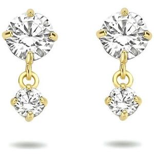 Marie-Celeste - Oorhangers - Goud - Zirkonia