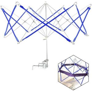 Hand Operated Umbrella Swift Yarn Ball Winder - Metal Woolen Winder for Knitting Yarn Ball Winding Holder Machine