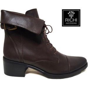 Richi Amsterdam 74183-01 Bottine Linat 09 Brown Maat 43