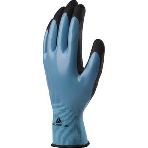 Delta Plus VV636 Handschoen Polyamide Blauw/Zwart - maat 10