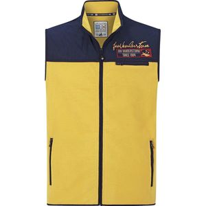 Jan Vanderstorm herren Fleecebodywarmer - 56/58 - geel