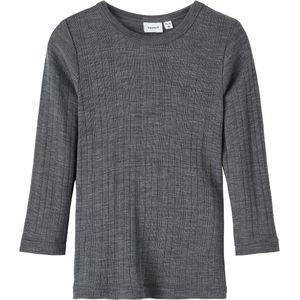 NAME IT - NMMWANG WOOL NE.LS TOP SOLID NOOS XXIII - Jongens - Lange mouwen shirts