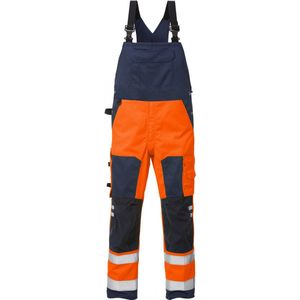 Fristads Hi Vis Amerikaanse Overall Klasse 2 1015 Plu - Hi-Vis oranje/marineblauw - C50