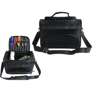 MKSS® Luxe Kapperstas - Kapperskoffer Exclusief Inhoud - Barber Accessoires - voor Gehele Kappersset - Zwart