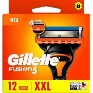 Gillette - Fusion5 - Rasierklingen - 12 Stuks - Met 5 Anti-irritatie Mesjes