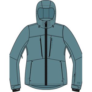 Protest Prtbeverly – Skijas Dames – Waterafstotende afwerking – Winterjas – Waterkolom 20K – Glacial Blue