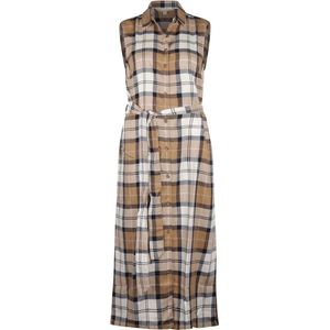 Barbour Lange jurk Caroline Ruiten Bruin