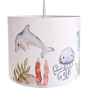 Hanglamp under the sea wit-hanglamp-zeedieren-sfeerverlichting-pendel-lampen-kinderkamerdecoratie-woonaccessoires