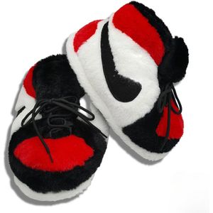 Caimco - Sneaker Sloffen - Rood/Wit/Zwart - Unisex Pantoffels in Sneaker Design
