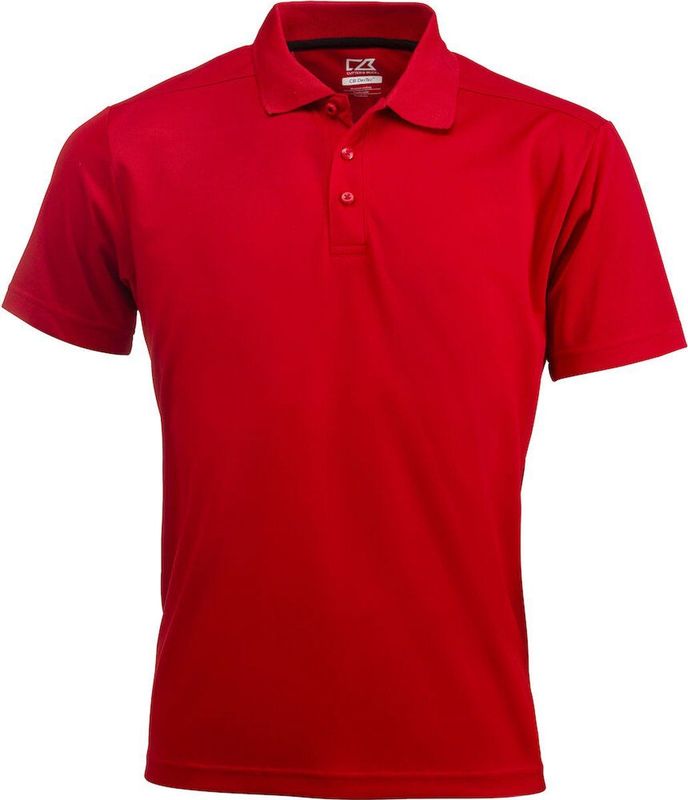 Cutter & Buck Kelowna Polo Kinderen Rood maat 140
