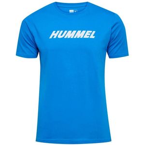 Hummel Elemental Logo Cotton T-shirt Met Korte Mouwen Blauw Man