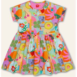 Oilily - Dipp jersey dress - Groen - 128/8yr