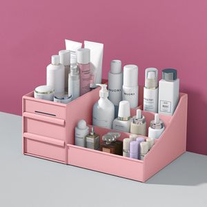 Make-up Organizer - Cosmetica Opbergdoos - Bureau Accessoires - Roze