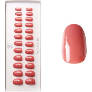 Gelzz Soft Gel Press On Sunset (31) -Medium Round -Dekkende kleur -