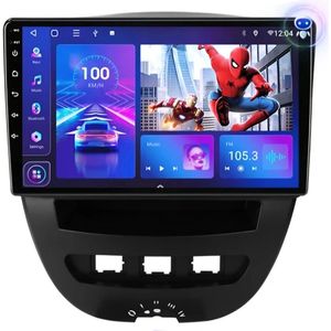 geschikt voor Citroen C1 / Toyota Aygo / Peugeot 107 | 2005 - 2014 | 1GB & 16GB | Autoradio met Navigatie | Radio scherm | 2005 2006 2007 2008 2009 2010 2011 2012 2013 2014