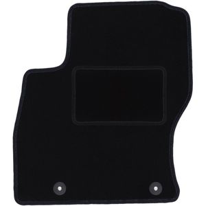Bestuurdersmat zwart voor: Ford Focus MK2 stationwagen, sedan, hatchback (2004-2011)