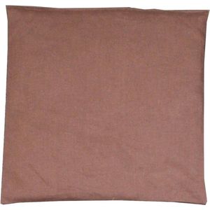 Kersenpitkussen 20 x 20 cm voor Warmte- en Koudetherapie - 100% Katoen, Bruin