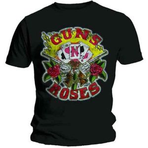 Guns N' Roses - Cards Heren T-shirt - 2XL - Zwart