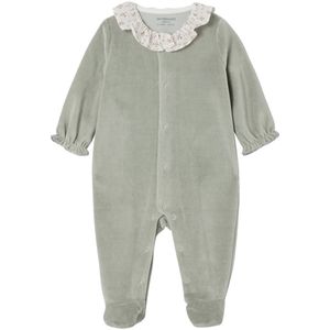 Vertbaudet Fluwelen slaappakje voor baby met kraag