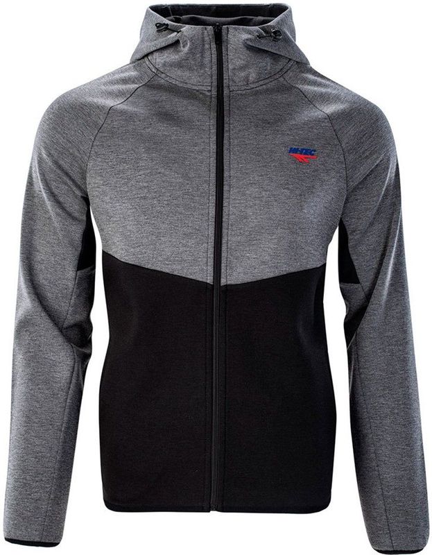 Hi-tec - Atha Hoodie - Zwart - Herenkleding - Sweatshirt