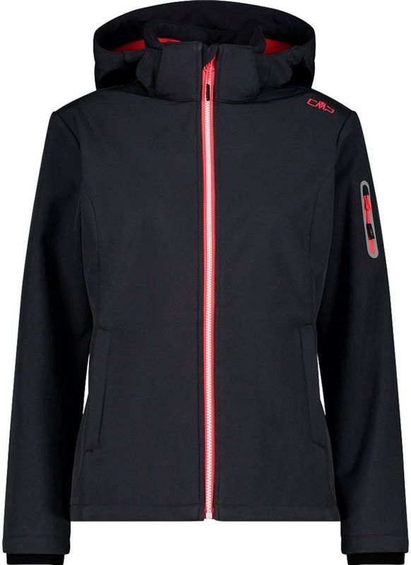 Cmp 39a5006 Softshelljack Zwart 2XS Vrouw