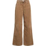 OBJECT - Moji Alima - Broek - Licht Bruin - Wide Leg