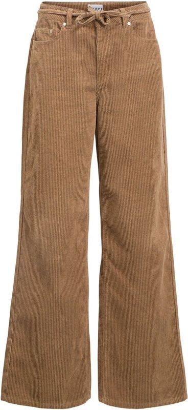 OBJECT - Moji Alima - Broek - Licht Bruin - Wide Leg